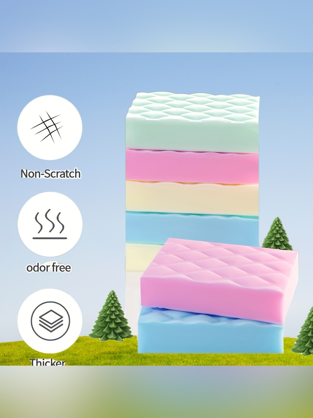12Pc Super Magic Sponge Eraser - NWT - Picture 3 of 3
